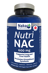 Naka Platinum Nutri NAC 600mg 150 Vegetable Capsules