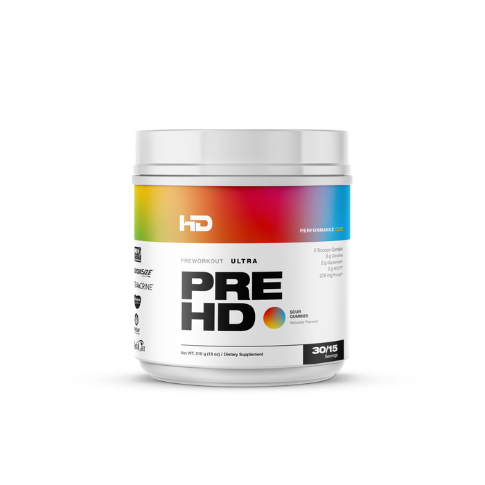 HD Muscle PreHD Ultra Sour Gummies 510g