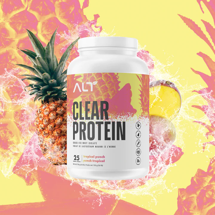 ALT Clear Protein Grass-Fed Whey Isolate - Tropical Punch 25 Servings