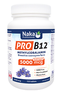 Naka Pro12 Methylcobalamin 5000mcg 125 Sublingual Tablets