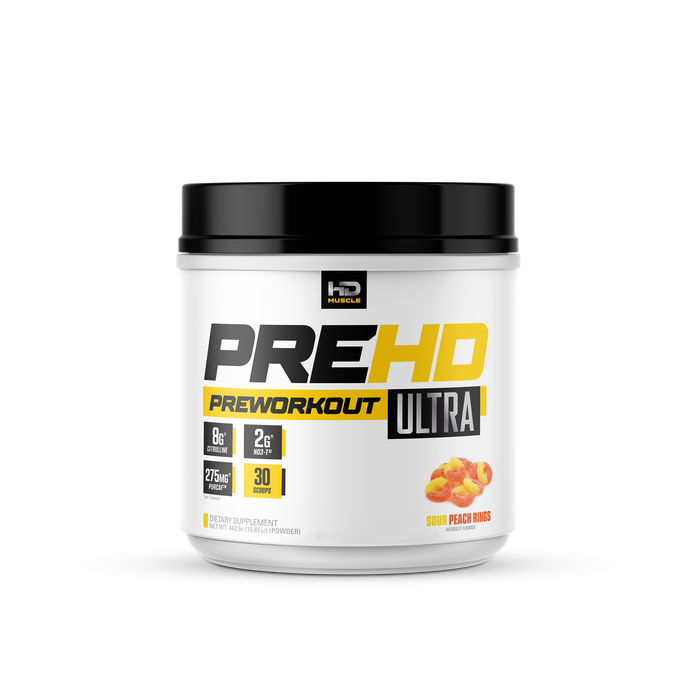 HD Muscle PreHD Ultra Sour Peach Rings 510g