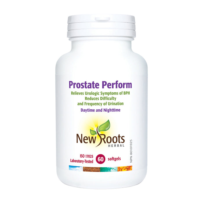 New Roots Prostate Perform 60 Gelatin Softgels