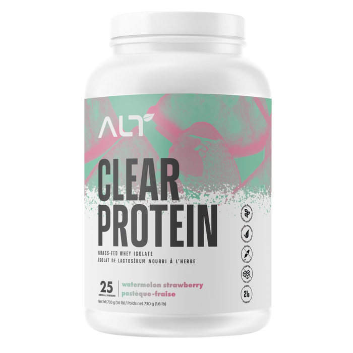 ALT Clear Protein Grass-Fed Whey Isolate - Watermelon Strawberry 25 Servings