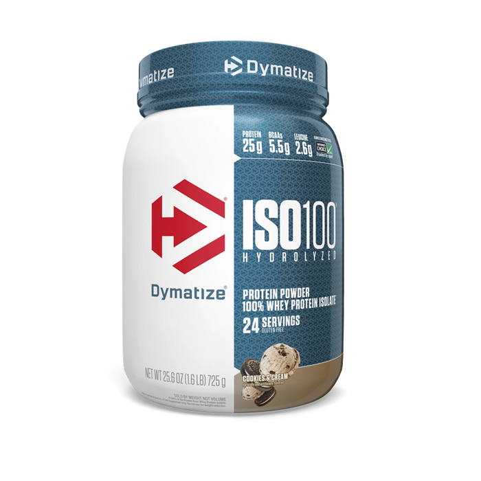 Dymatize ISO100 Hydrolyzed Protein Powder - Cookies n Cream 1.6lbs