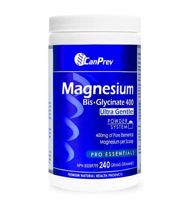 CanPrev Magnesium Bis-Glycinate 400 Ultra Gentle Powder 240g