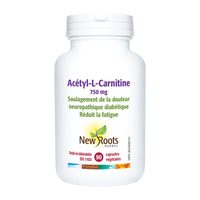 New Roots Acetyl-L-Carnitine 90 Veg Capsules