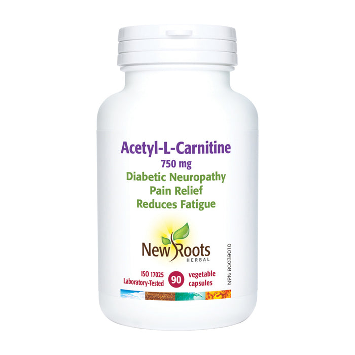 New Roots Acetyl-L-Carnitine 90 Veg Capsules