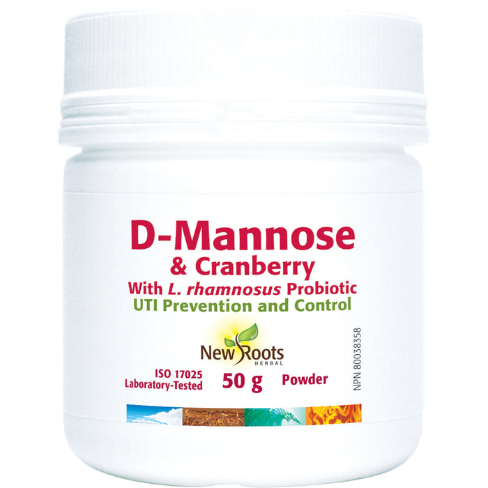 New Roots D-Mannose & Cranberry 50g