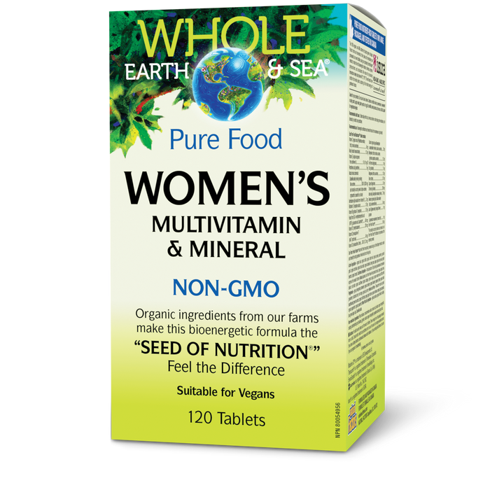 Whole Earth & Sea Women's Multivitamin & Mineral 120 Tablets