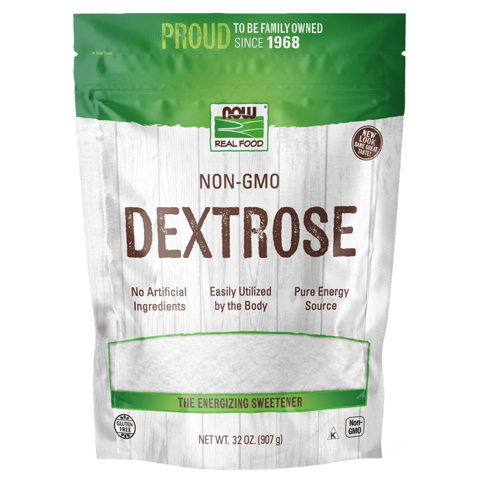 NOW Real Food Dextrose Pure Powder 908g