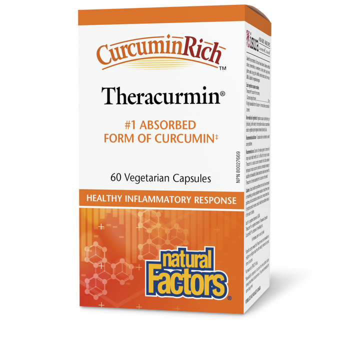 Natural Factors CurcuminRich Theracurmin 30mg 60 Veg Capsules