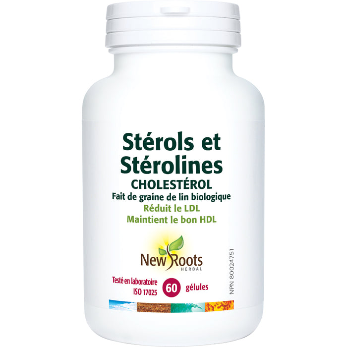 New Roots Sterols & Sterolins Cholestrol 60 Gelatin Softgels