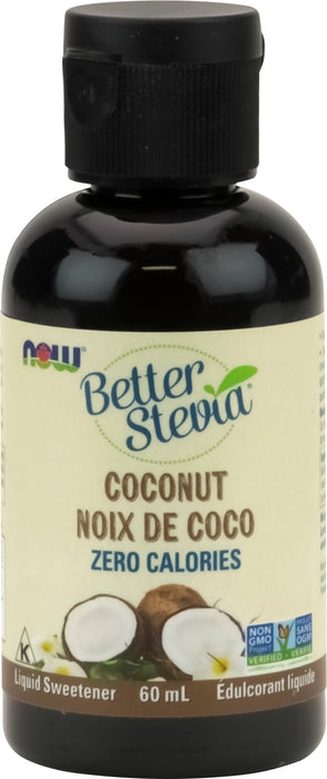 NOW BetterStevia Coconut Liquid 60mL
