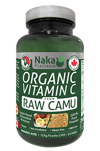 Naka Platinum Organic Vitamin C from Raw Camu 125g