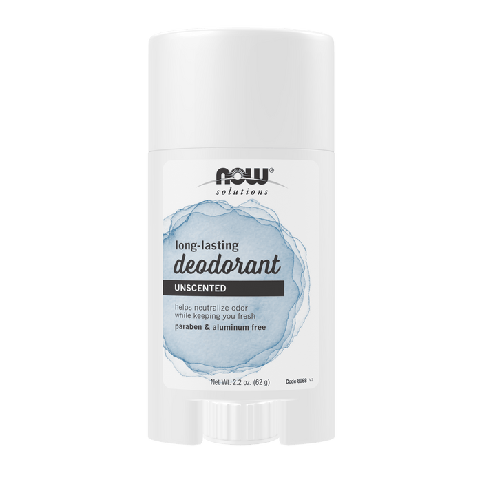 NOW Solutions® Unscented Long-Lasting Deodorant Stick 62g