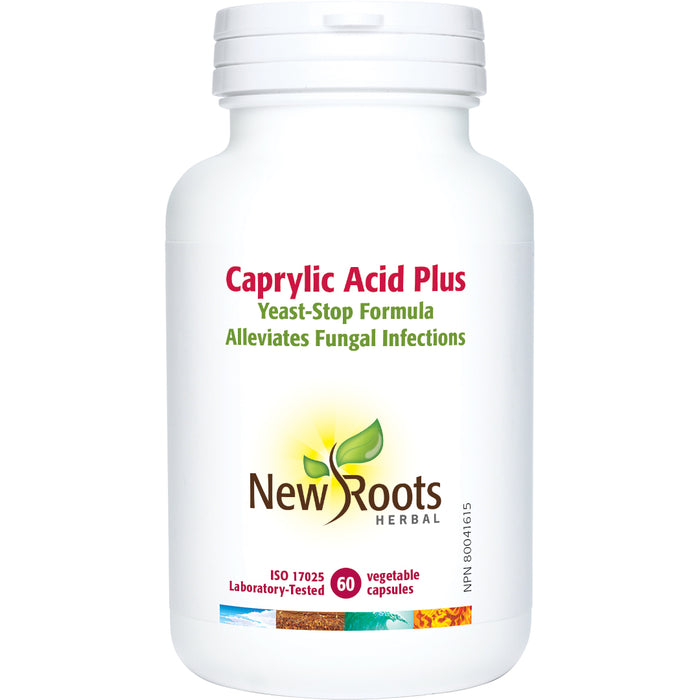 New Roots Caprylic Acid Plus 60 Veg Capsules