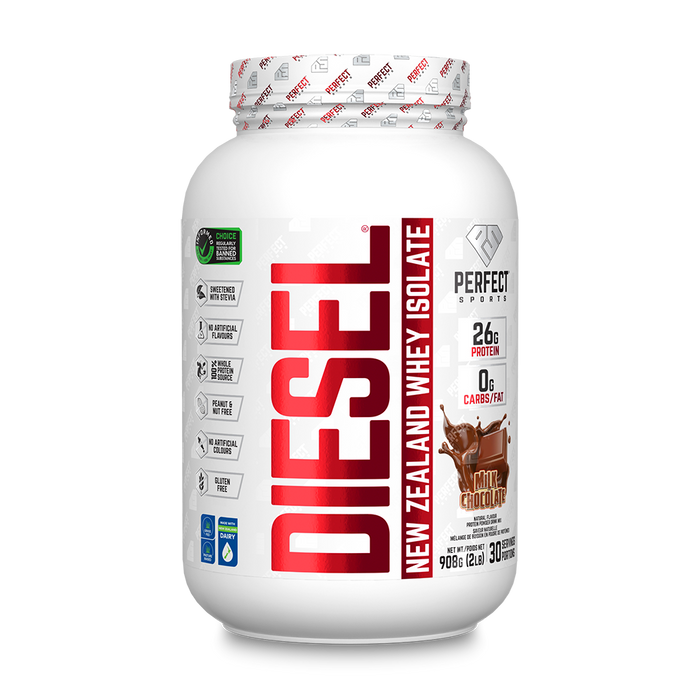 Perfect Sports DIESEL® NEW ZEALAND WHEY PROTEIN ISOLATE - Milk Chocolate 2lb