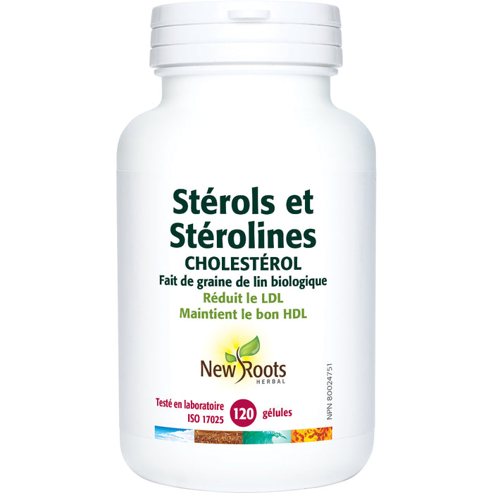 New Roots Sterols & Sterolins Cholestrol 120 Gelatin Softgels