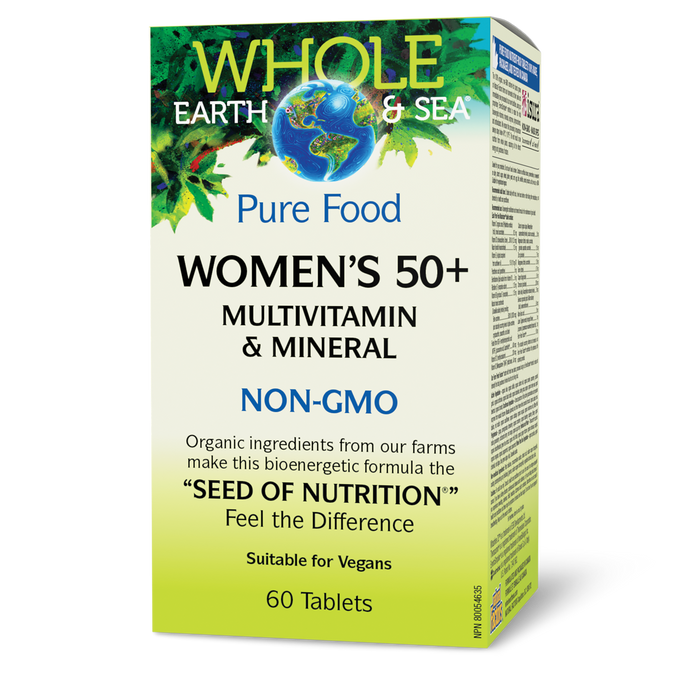 Whole Earth & Sea Women's 50+ Multivitamin & Mineral 60 Tablets