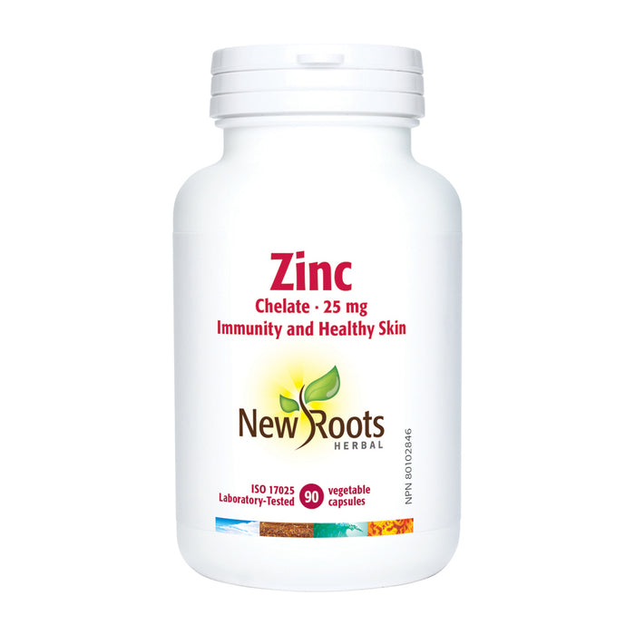 New Roots Zinc Chelate - 25mg
