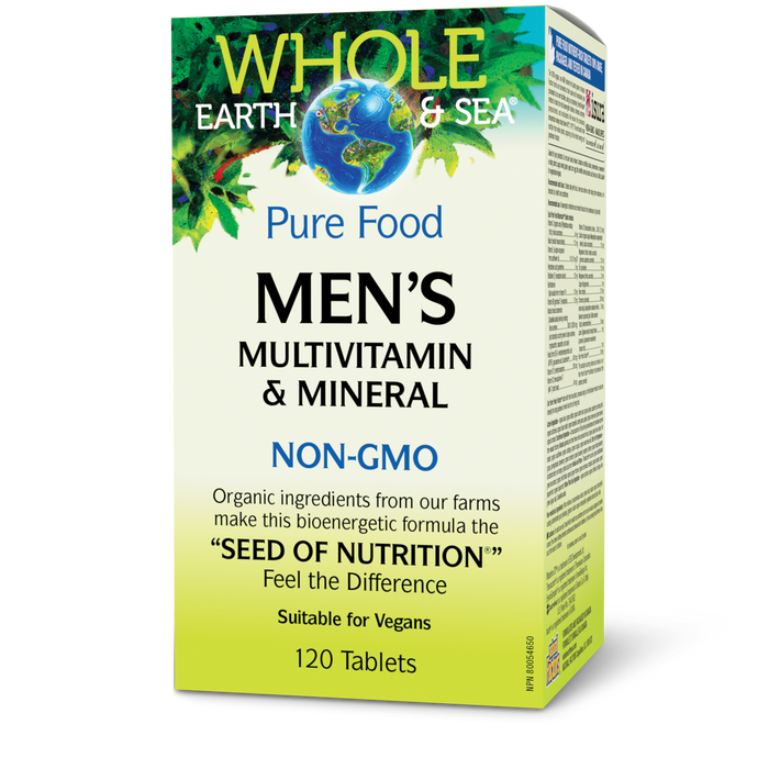Whole Earth & Sea Men's Multivitamin & Mineral 120 Tablets