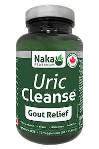 Naka Platinum Uric Cleanse 75 Vegetable Capsules