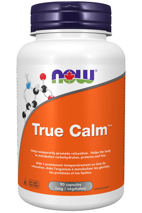 NOW Supplements True Calm 90 Vegetable Capsules