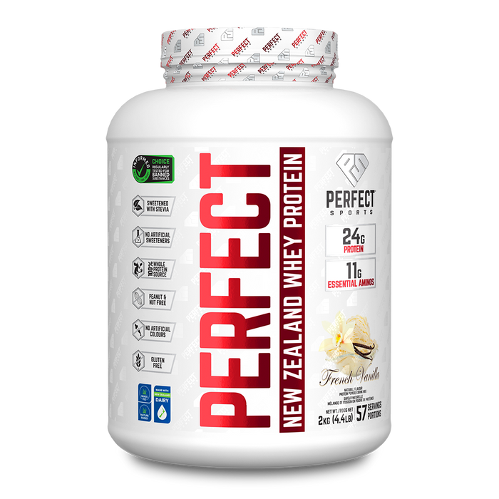 Perfect Sports PERFECT NEW ZEALAND WHEY PROTEIN - French Vanilla 4.4lb