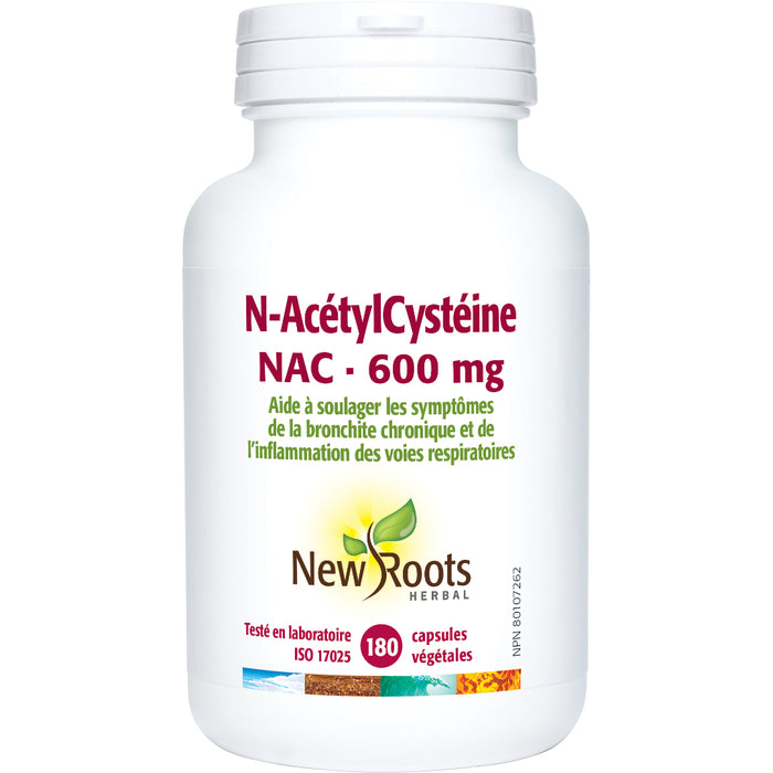 New Roots N-Acetyl-Cysteine 180 Veg Capsules