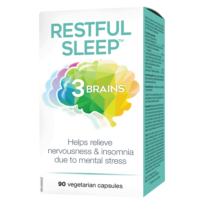3-Brains Restful Sleep 90 Veg Capsules