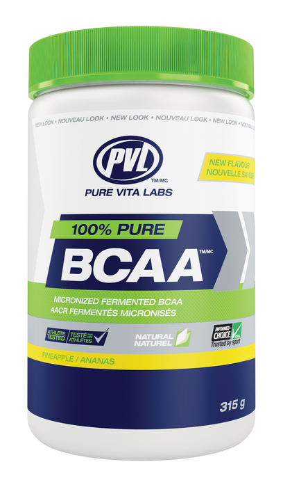 PVL 100% Pure BCAAs - Pineapple 315g
