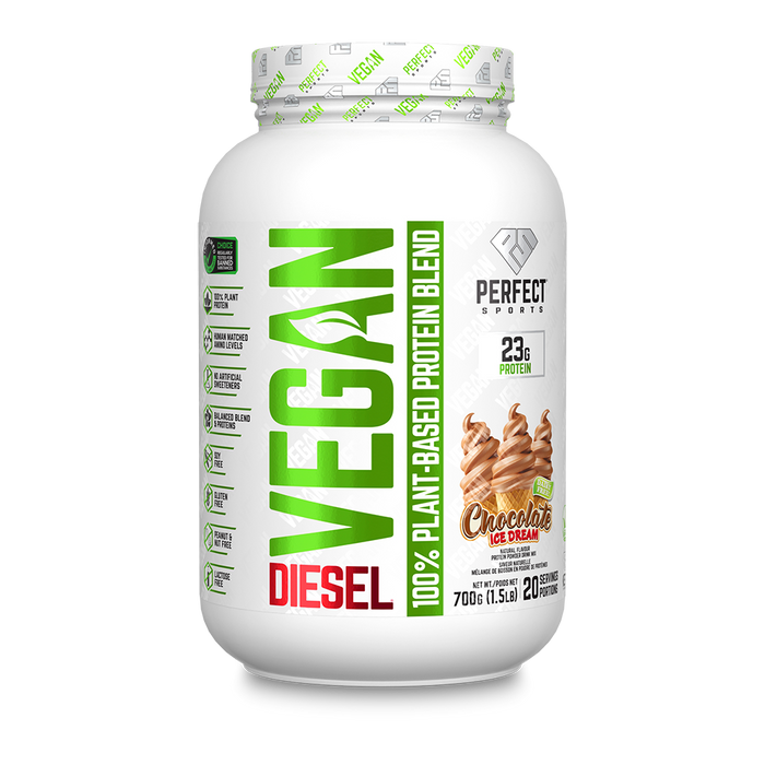 Perfect Sports DIESEL® VEGAN 100% PLANT-BASED PROTEIN - Chocolate Ice Dream 1.5lb