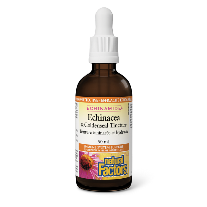Natural Factors Echinamide Echinacea & Goldenseal Tincture 50mL