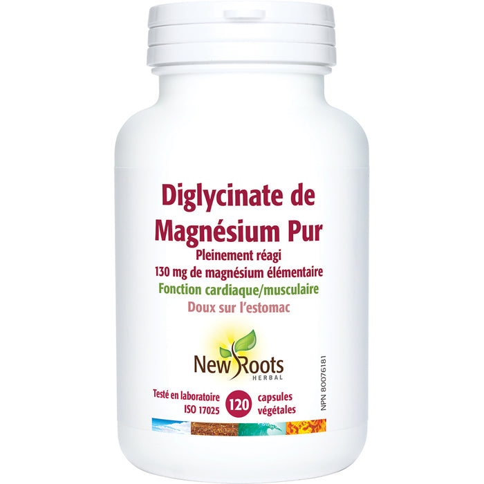 New Roots Pure Magnesium Bisglycinate 130mg