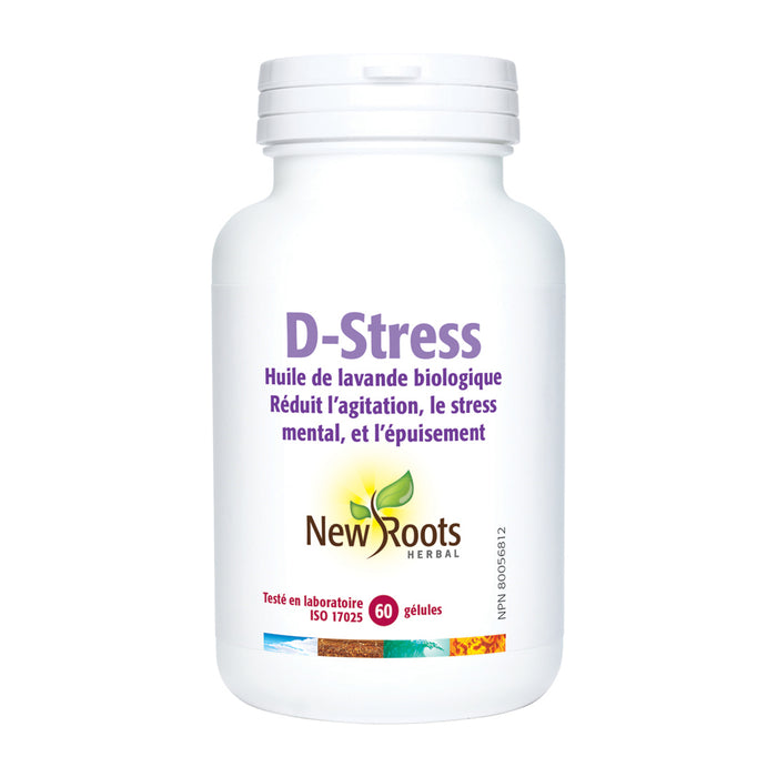 New Roots D-Stress 60 Softgels