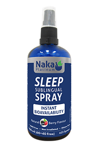Naka Platinum Sleep Sublingual Spray - Natural Berry 100mL