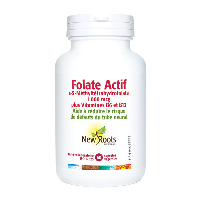 New Roots Active Folate 60 Veg Capsules
