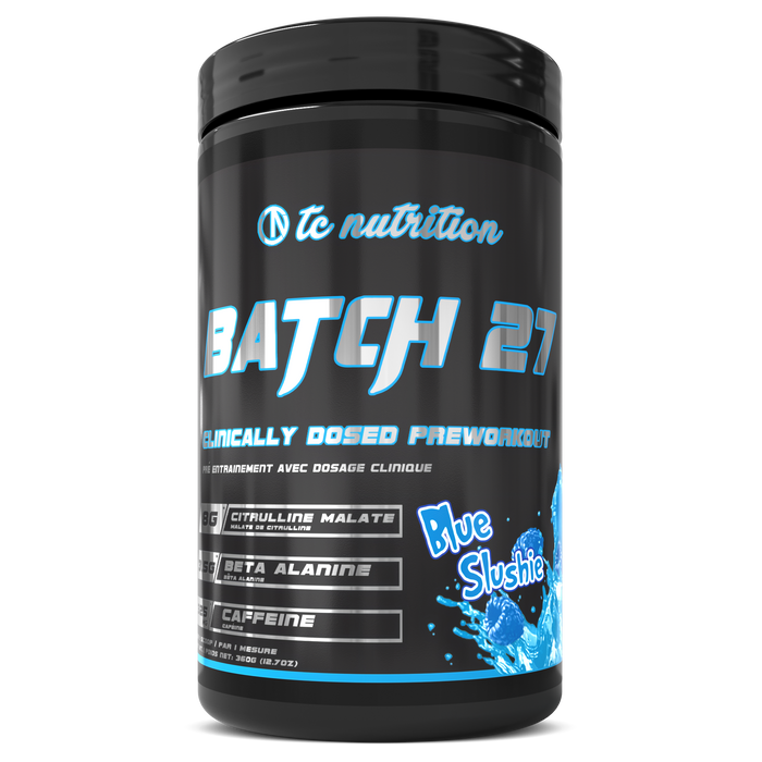 TC Nutrition Batch 27 Blue Slushie