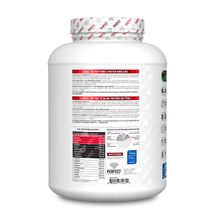 Perfect Sports DIESEL® NEW ZEALAND WHEY PROTEIN ISOLATE - Strawberry 5lb