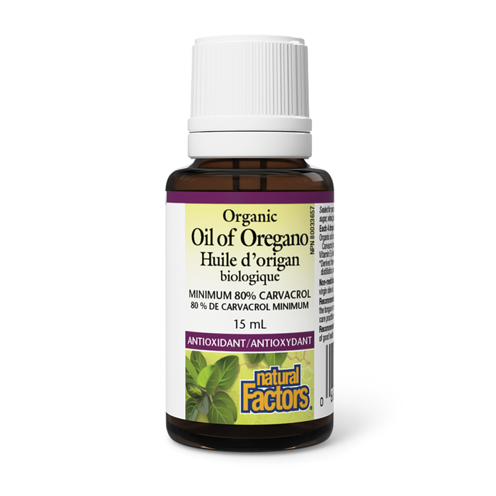 Natural Factors Organic Oil of Oregano 15mL