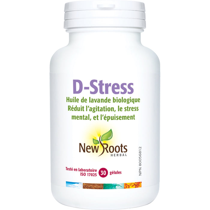 New Roots D-Stress 30 Softgels