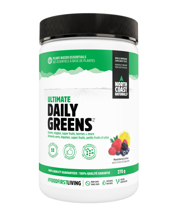 North Coast Naturals Ultimate Daily Greens - Berry & Citrus 270g