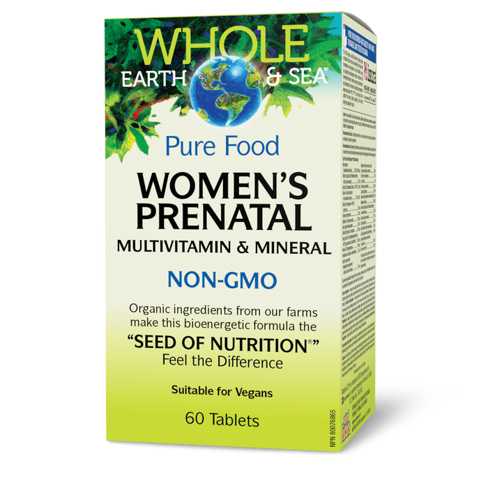 Whole Earth & Sea Women's Prenatal Multivitamin & Mineral 60 Tablets