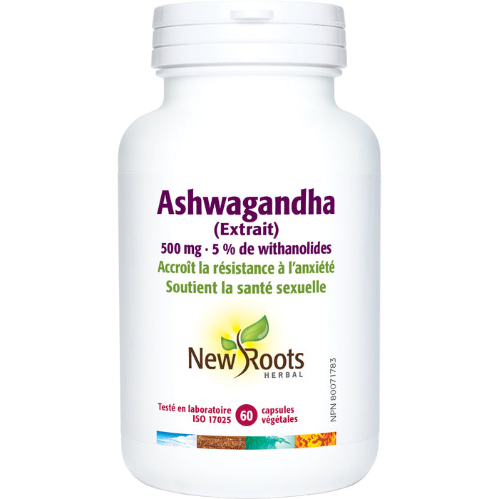 New Roots Ashwagandha Extract 60 Veg Capsules