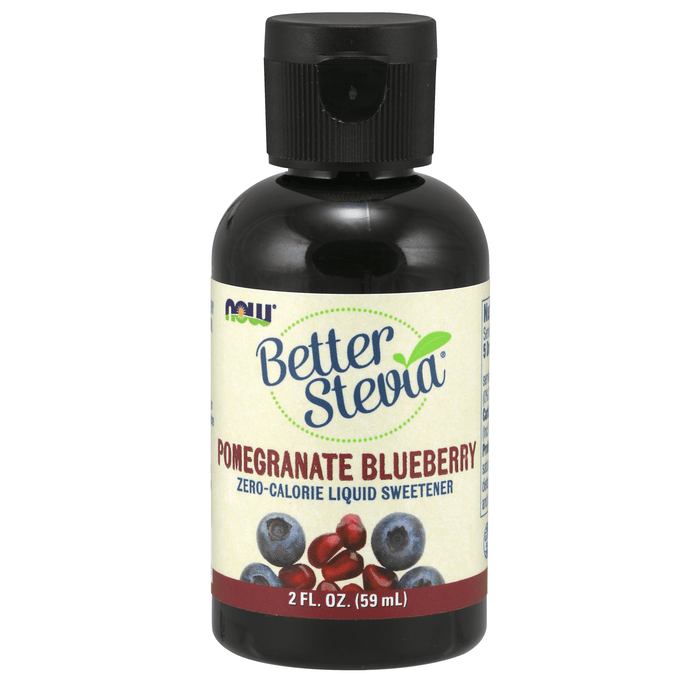 NOW BetterStevia Pomegranate and Blueberry Liquid 60mL