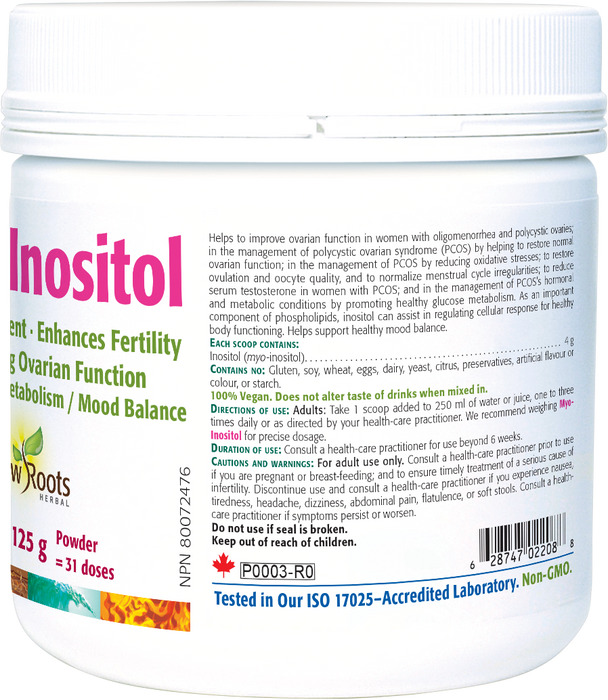 New Roots Myo-Inositol 125g
