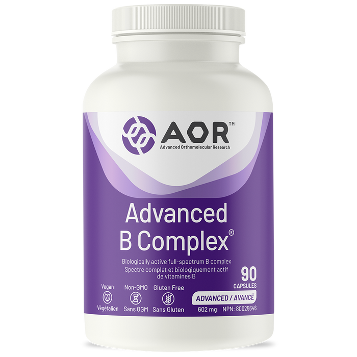 AOR Advanced B Complex® 90 Veg Capsules